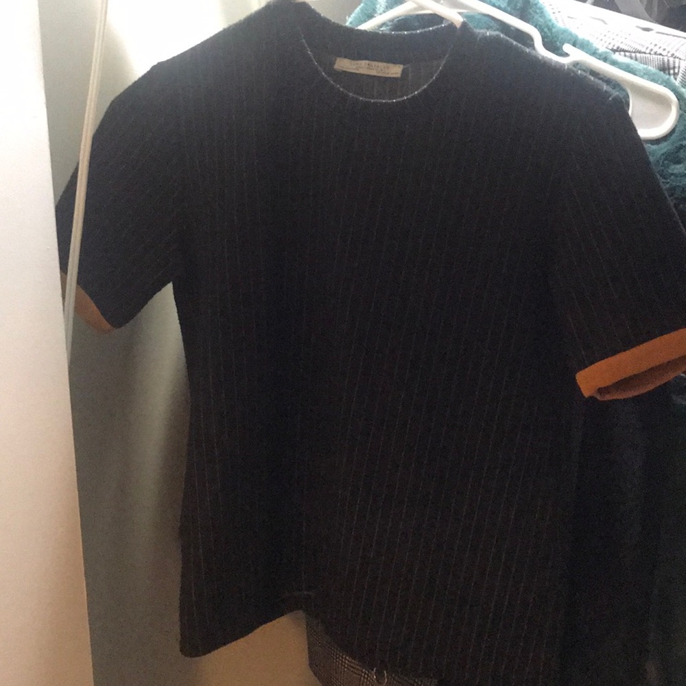 zara black shirt